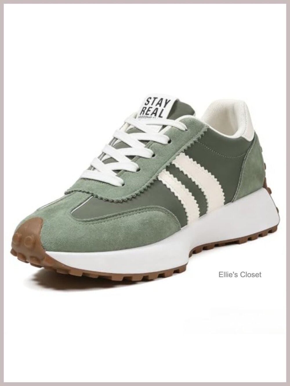 Women's Fashion Sneakers Platform Chunky Sneakers Thick Sole Casual Lace-Up
